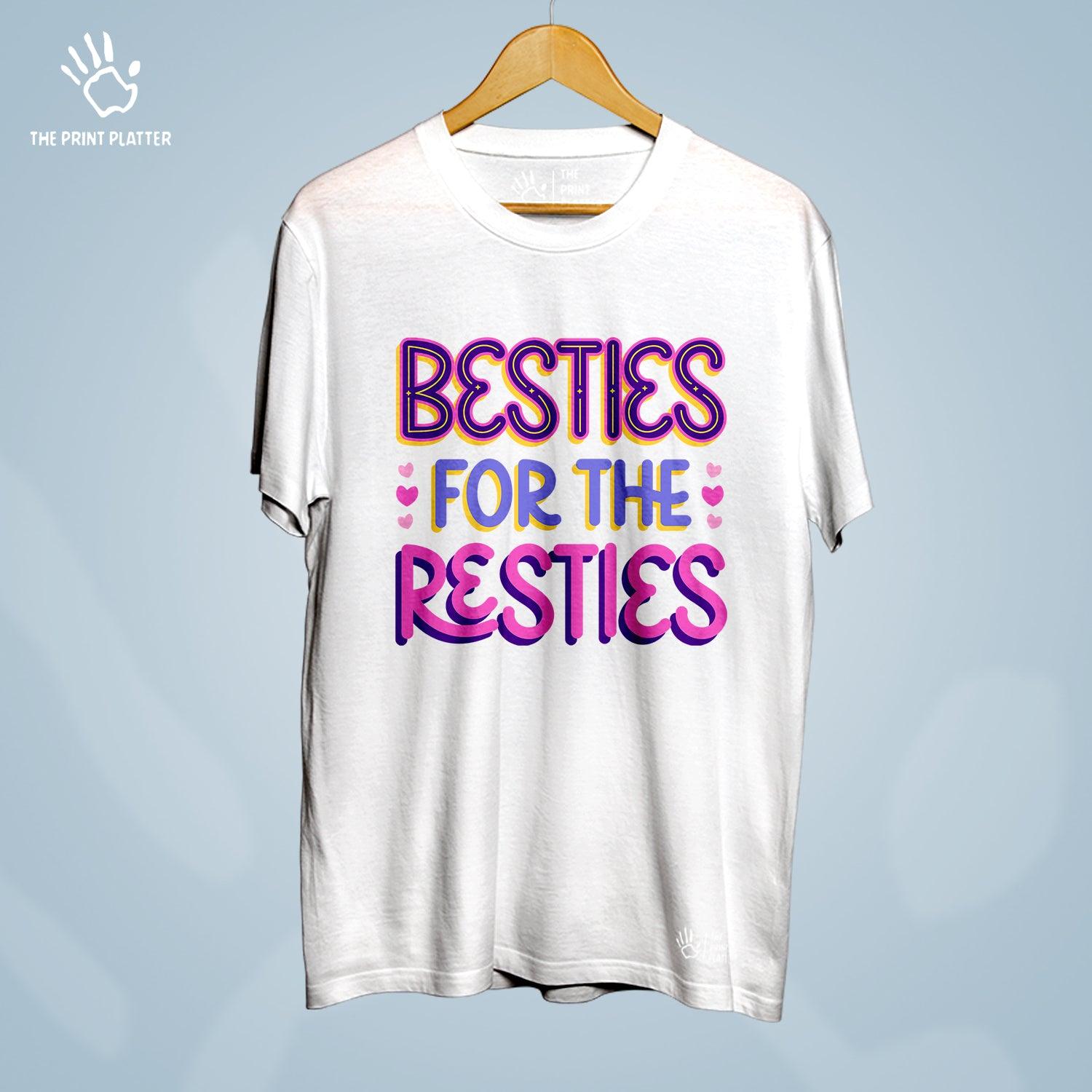 Besties For The Resties Cotton Bio Wash 180gsm T-shirt | T-R307