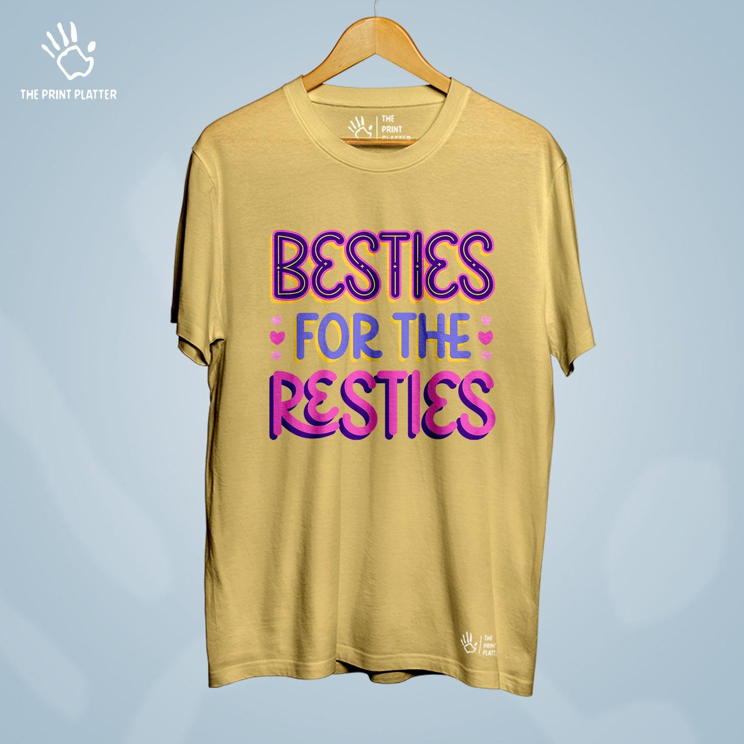Besties For The Resties Cotton Bio Wash 180gsm T-shirt | T-R307