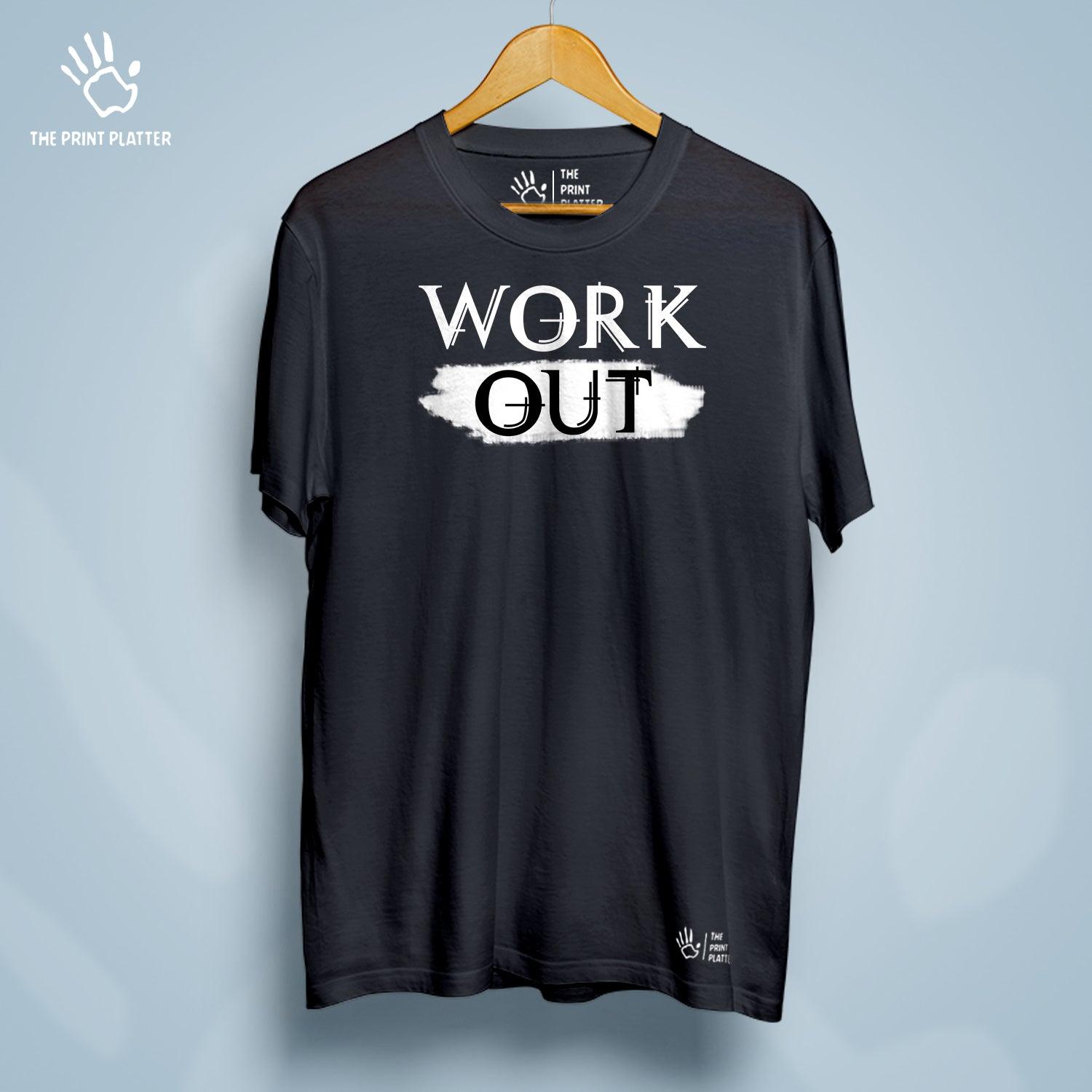 Work Out Cotton Bio Wash 180gsm T-shirt | T-R31