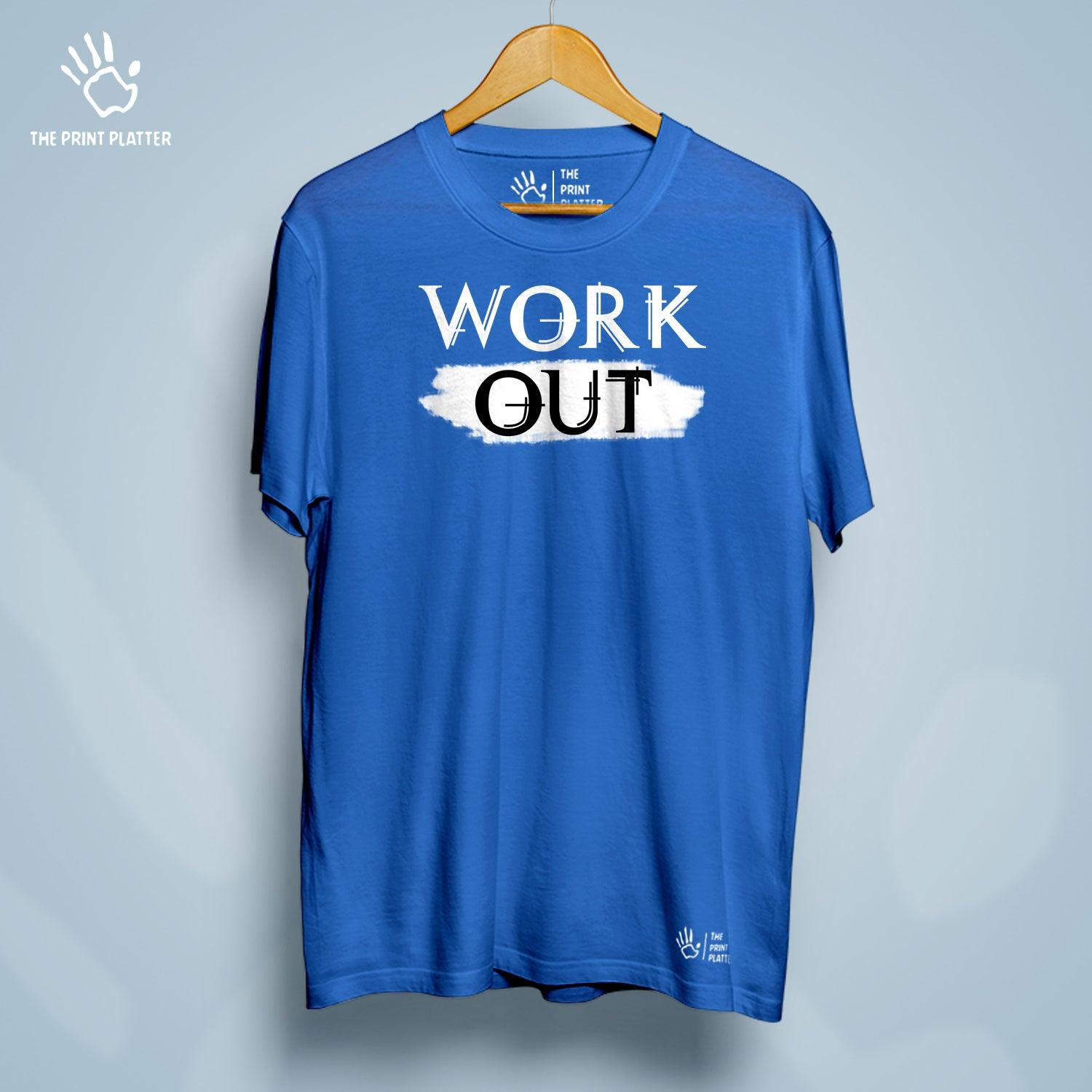 Work Out Cotton Bio Wash 180gsm T-shirt | T-R31