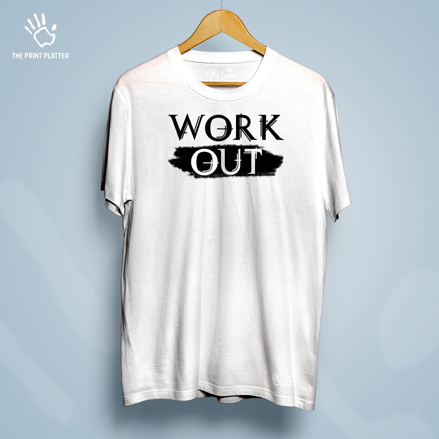 Work Out Cotton Bio Wash 180gsm T-shirt | T-R31