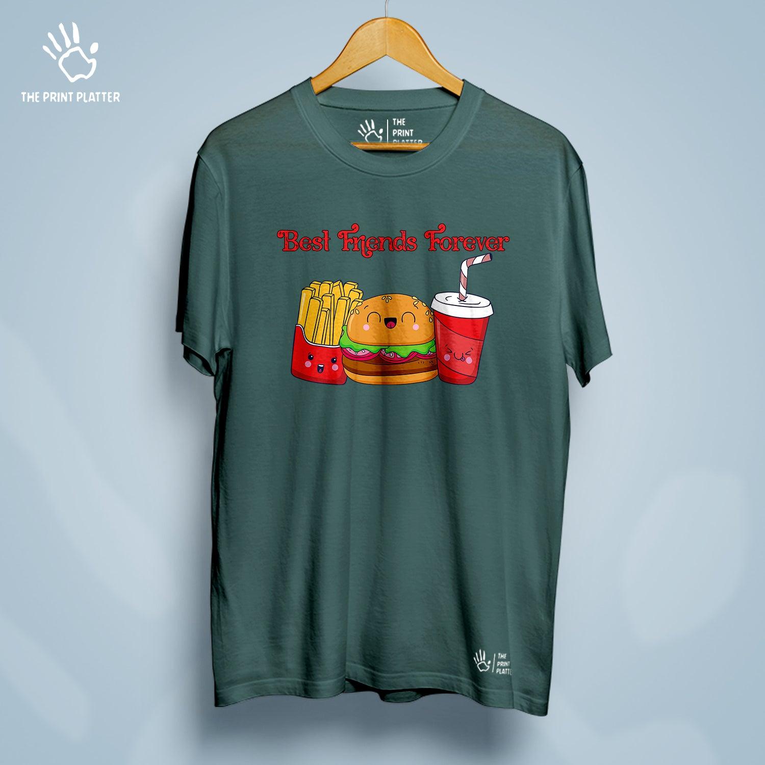 Best Friends Forever Cotton Bio Wash 180gsm T-shirt | T-R315