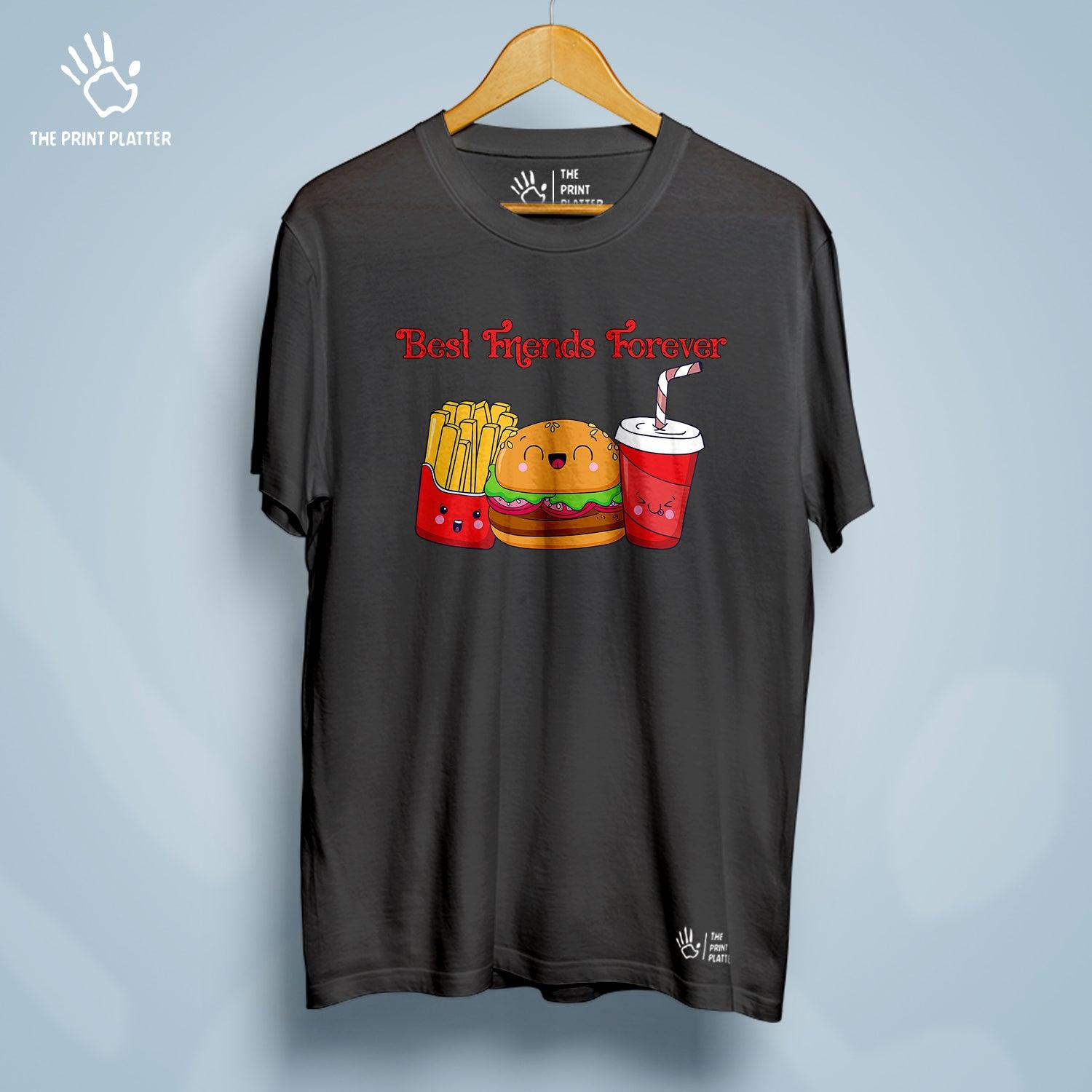 Best Friends Forever Cotton Bio Wash 180gsm T-shirt | T-R315