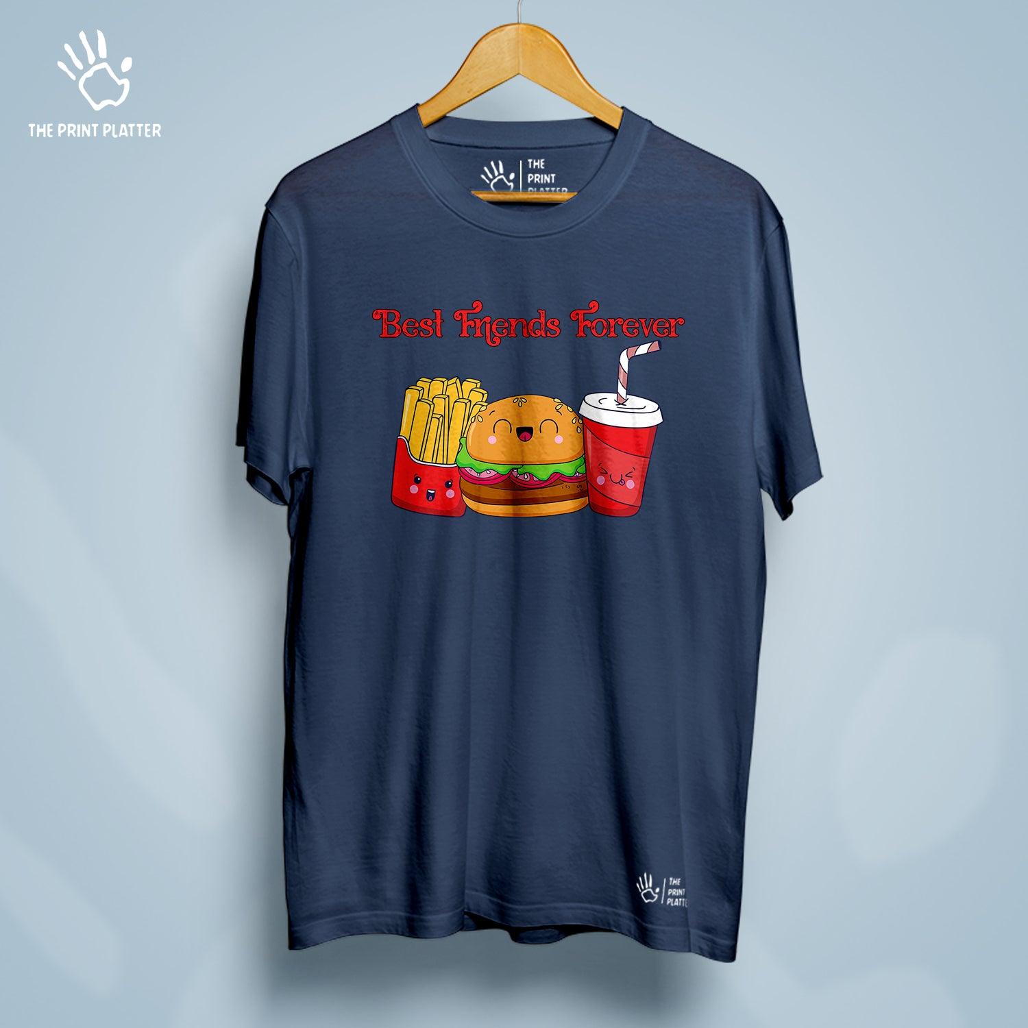 Best Friends Forever Cotton Bio Wash 180gsm T-shirt | T-R315