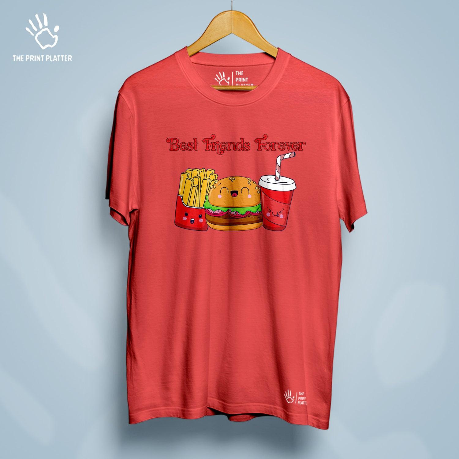 Best Friends Forever Cotton Bio Wash 180gsm T-shirt | T-R315