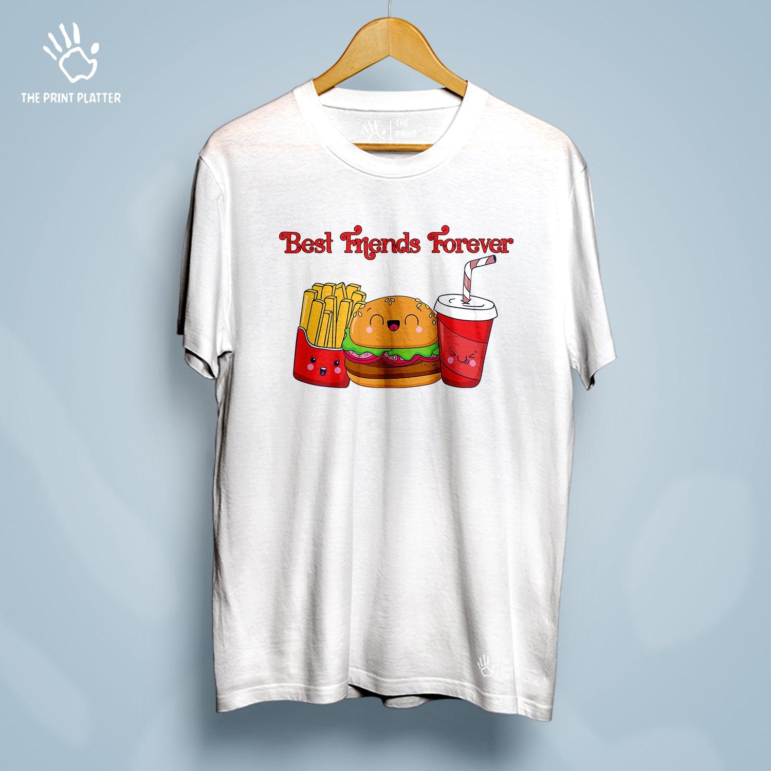 Best Friends Forever Cotton Bio Wash 180gsm T-shirt | T-R315