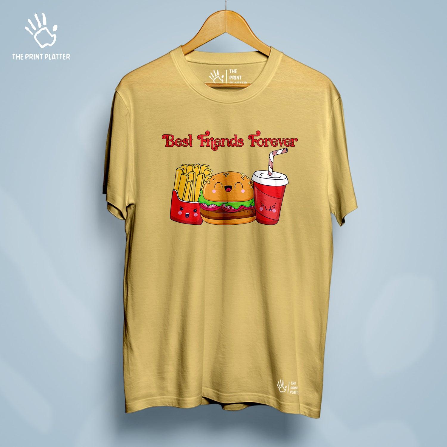 Best Friends Forever Cotton Bio Wash 180gsm T-shirt | T-R315