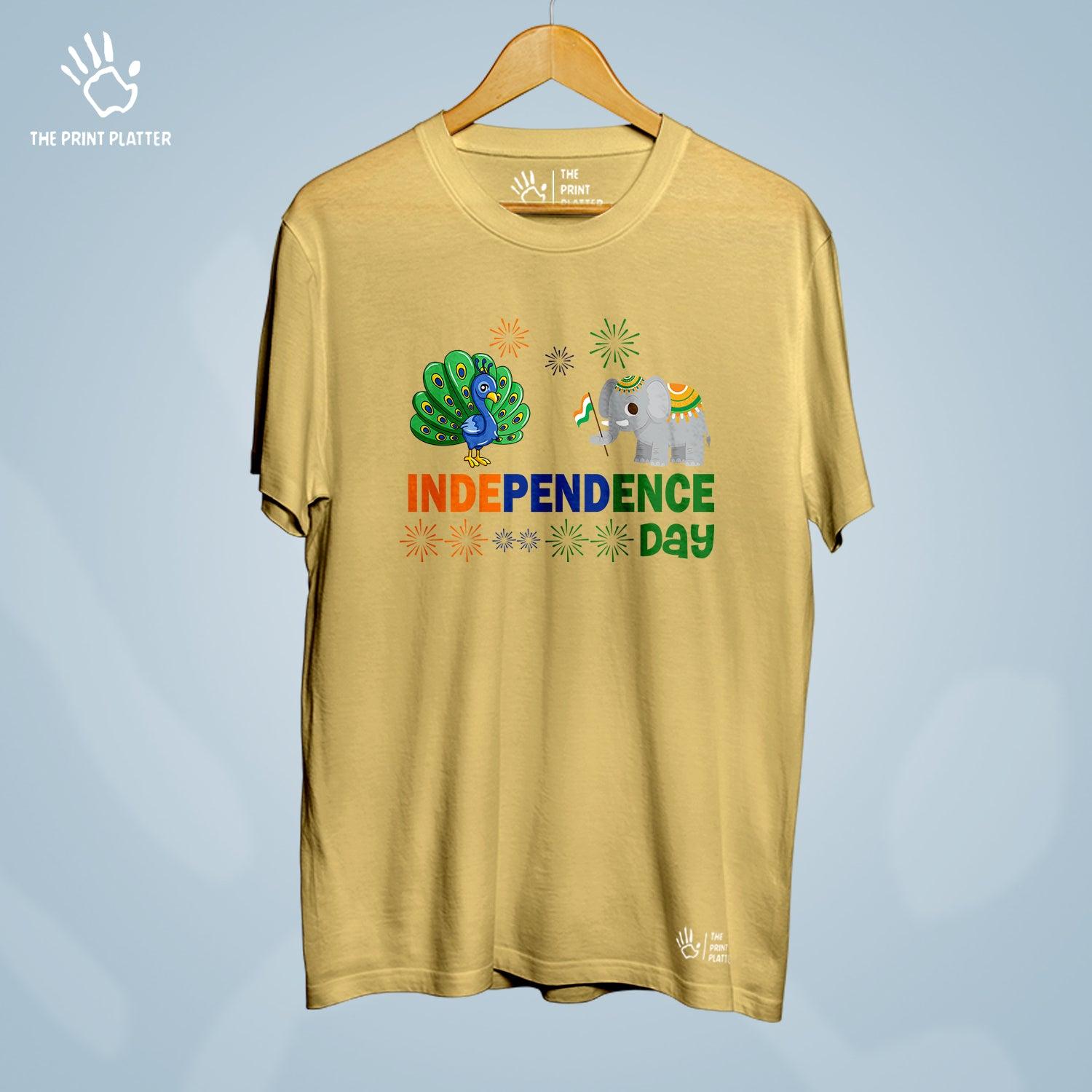 Independence Day Cotton Bio Wash 180gsm T-shirt | T-R322