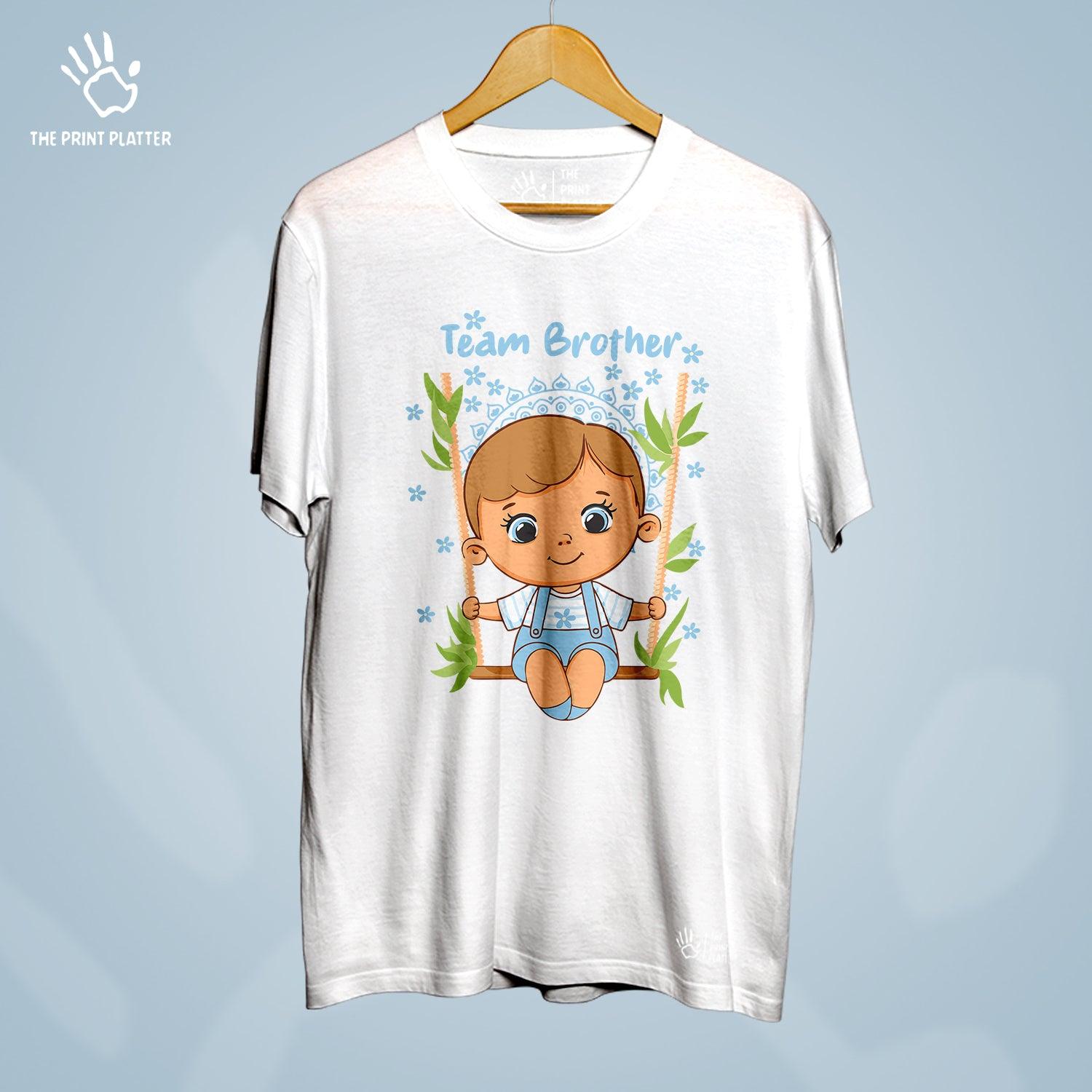 Team Brother Raksha Bandhan Cotton Bio Wash 180gsm T-shirt | T-R338
