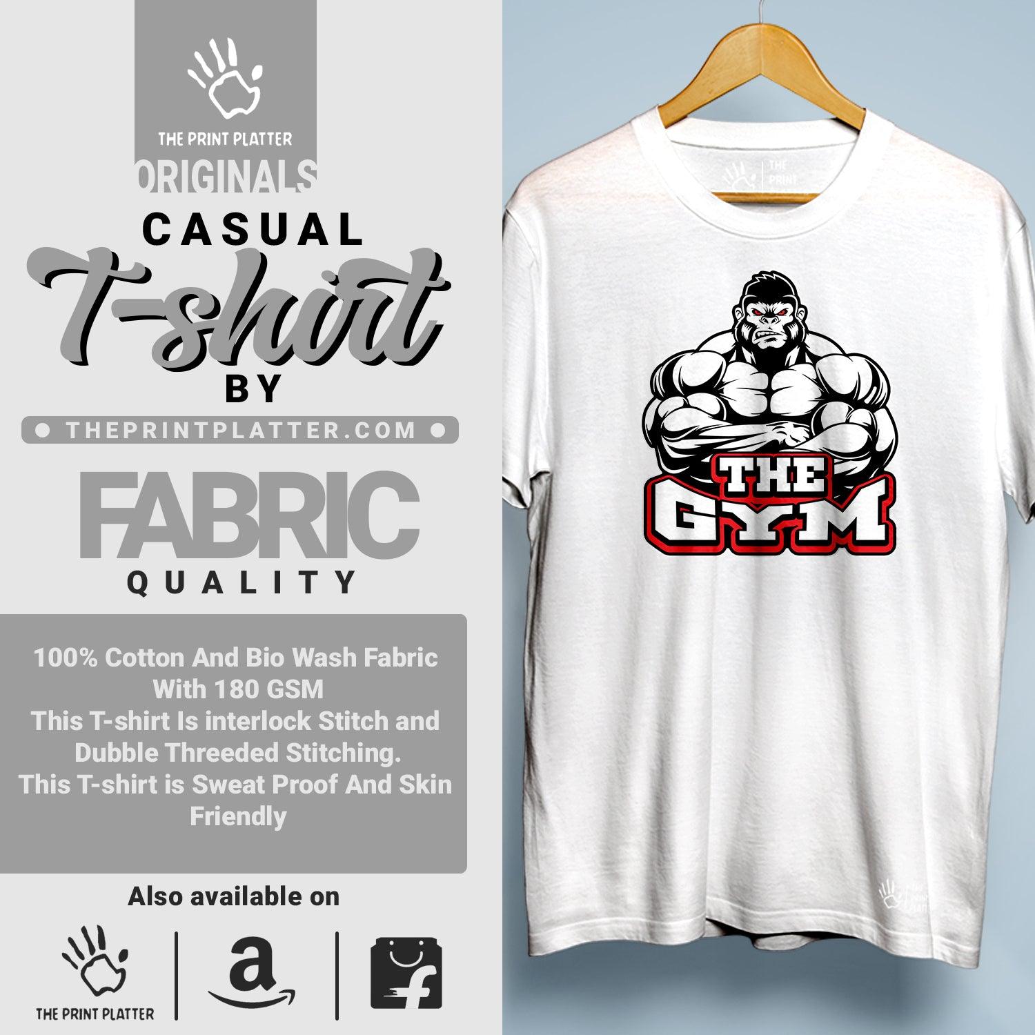 The GYM Cotton Bio Wash 180gsm T-shirt | T-R34