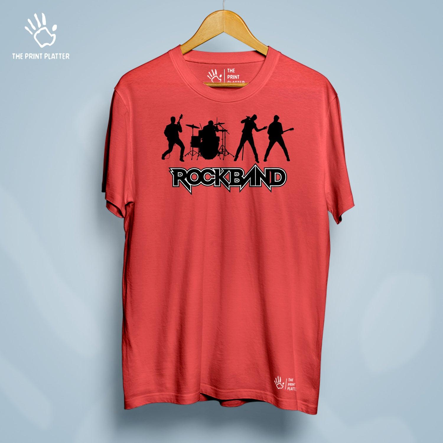 Rock Band Cotton Bio Wash 180gsm T-shirt | T-R90