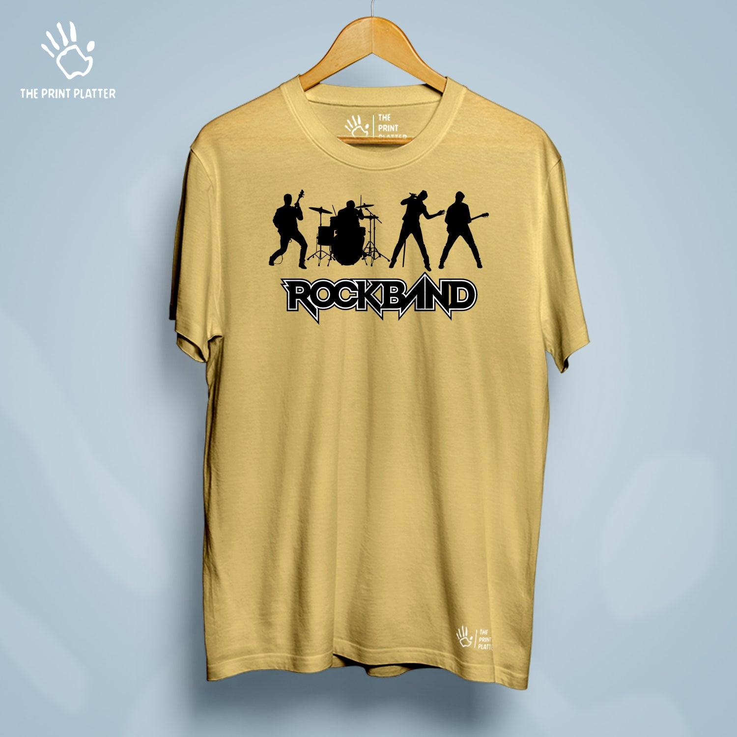 Rock Band Cotton Bio Wash 180gsm T-shirt | T-R90