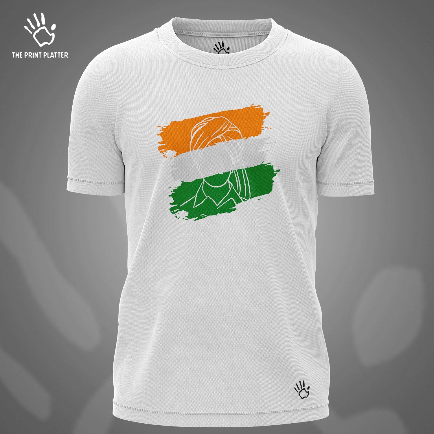 BhagatSinghFlag Unisex Tshirt for Casual Wear