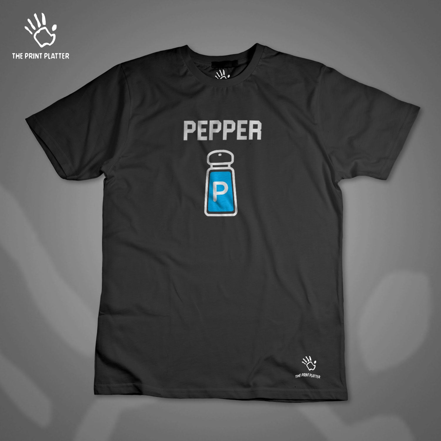 PEPPER Casual wear Cotton Bio Wash 180gsm T-shirt | T16-PEPPER