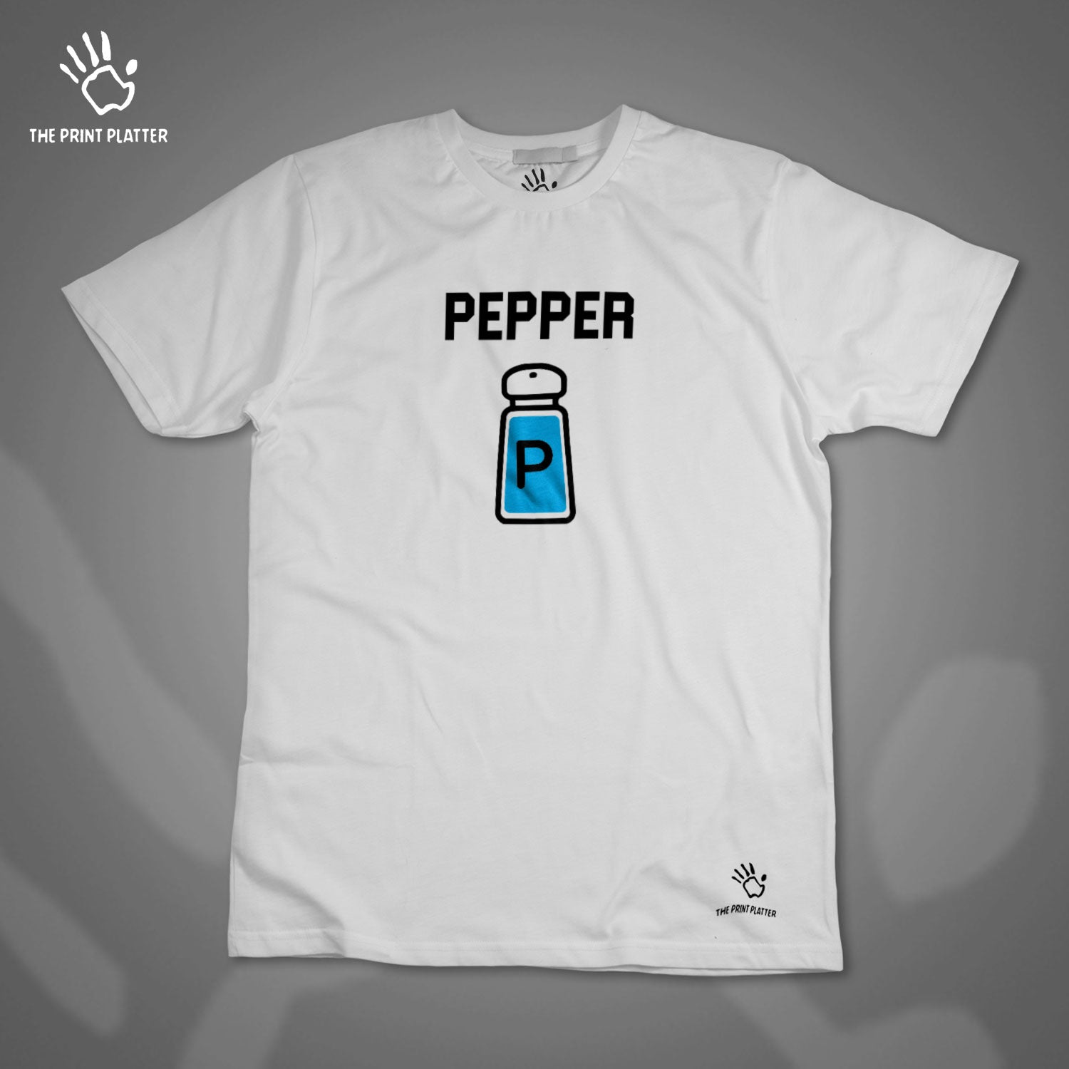PEPPER Casual wear Cotton Bio Wash 180gsm T-shirt | T16-PEPPER