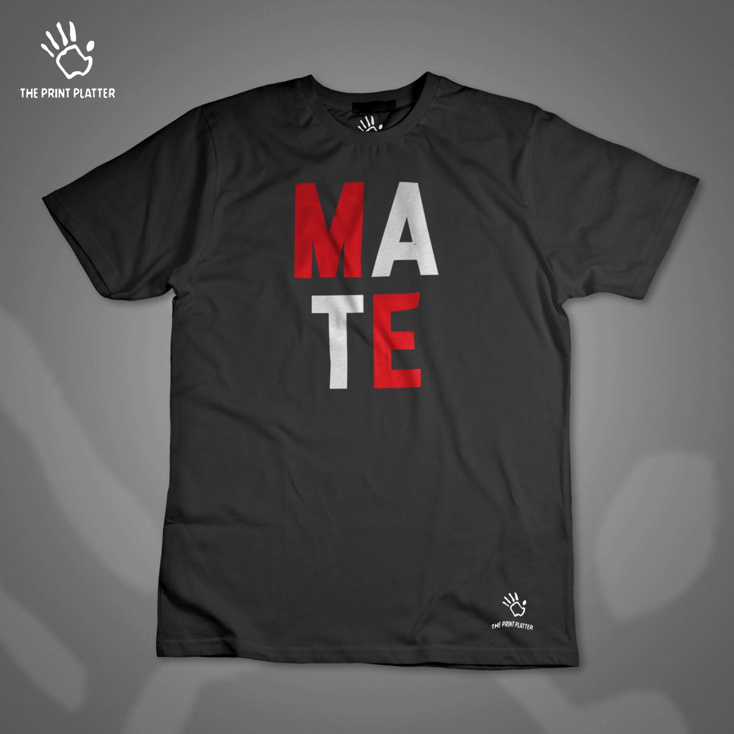MATE Casual Wear Cotton Bio Wash 180gsm T-shirt | T31-MATE