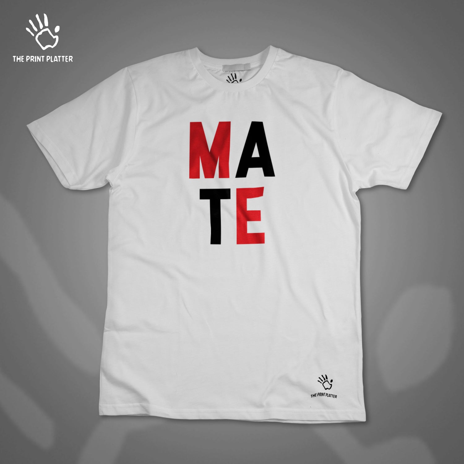 MATE Casual Wear Cotton Bio Wash 180gsm T-shirt | T31-MATE