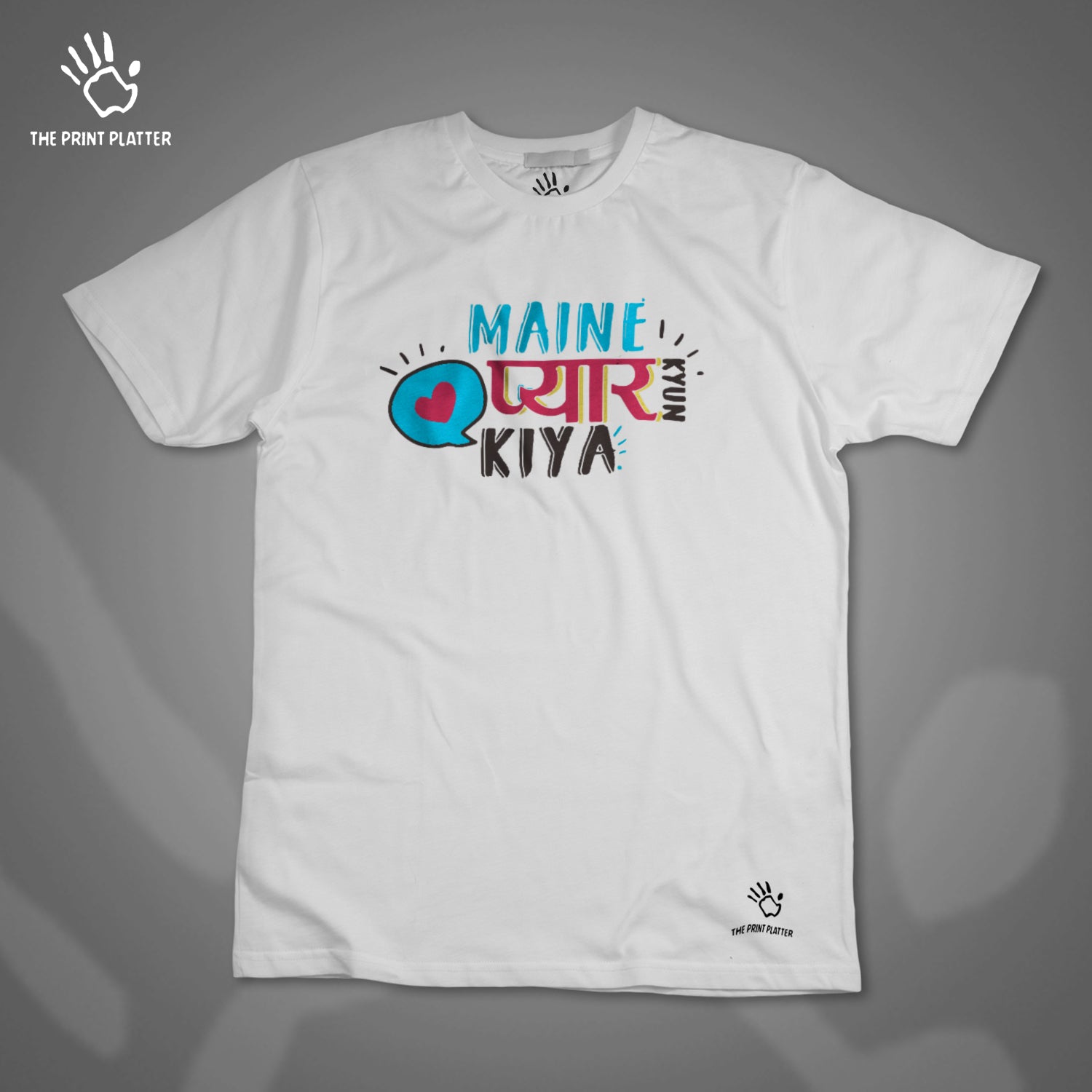 PyaarQKiya T-SHIRT FOR UNISEX CASUAL WEAR
