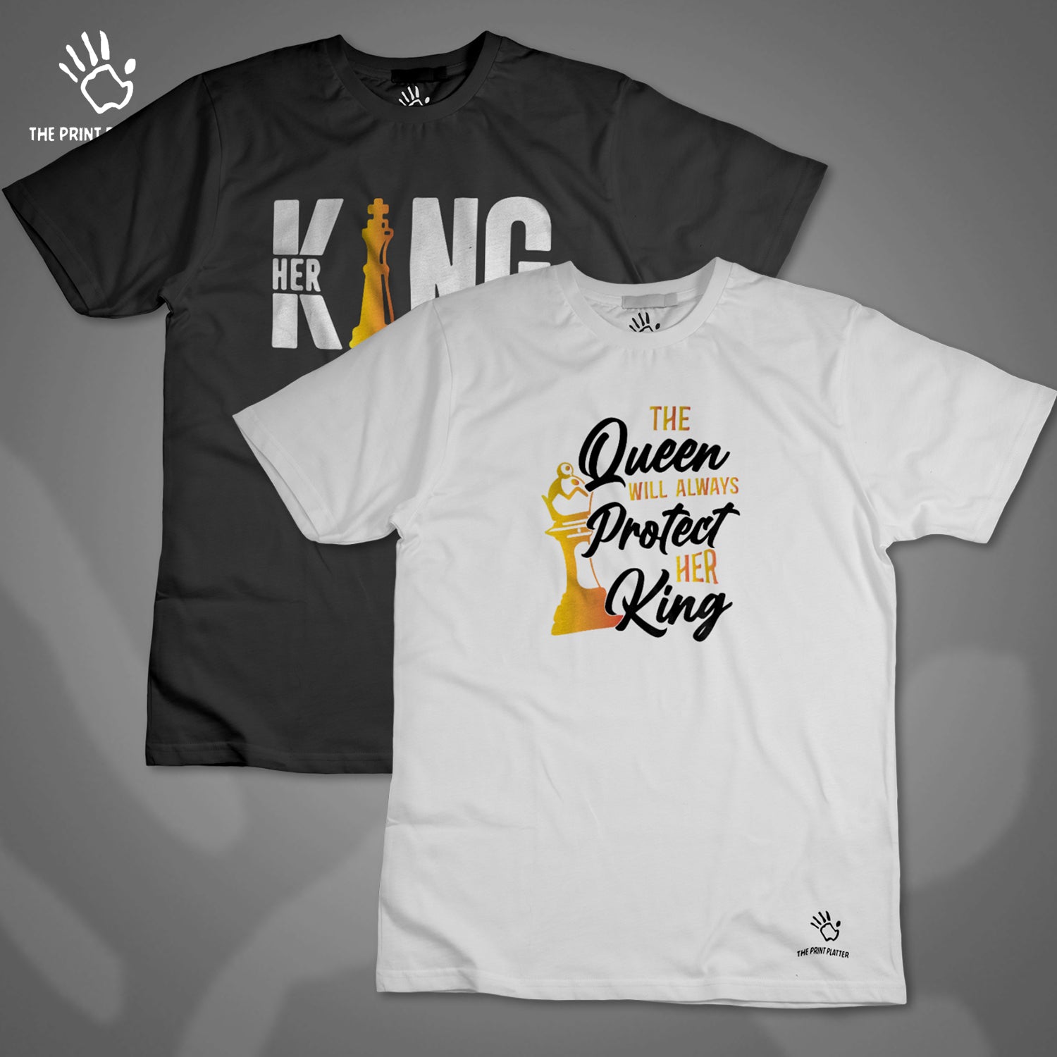 King_QueenOfChess COUPLE T-SHIRT | T41