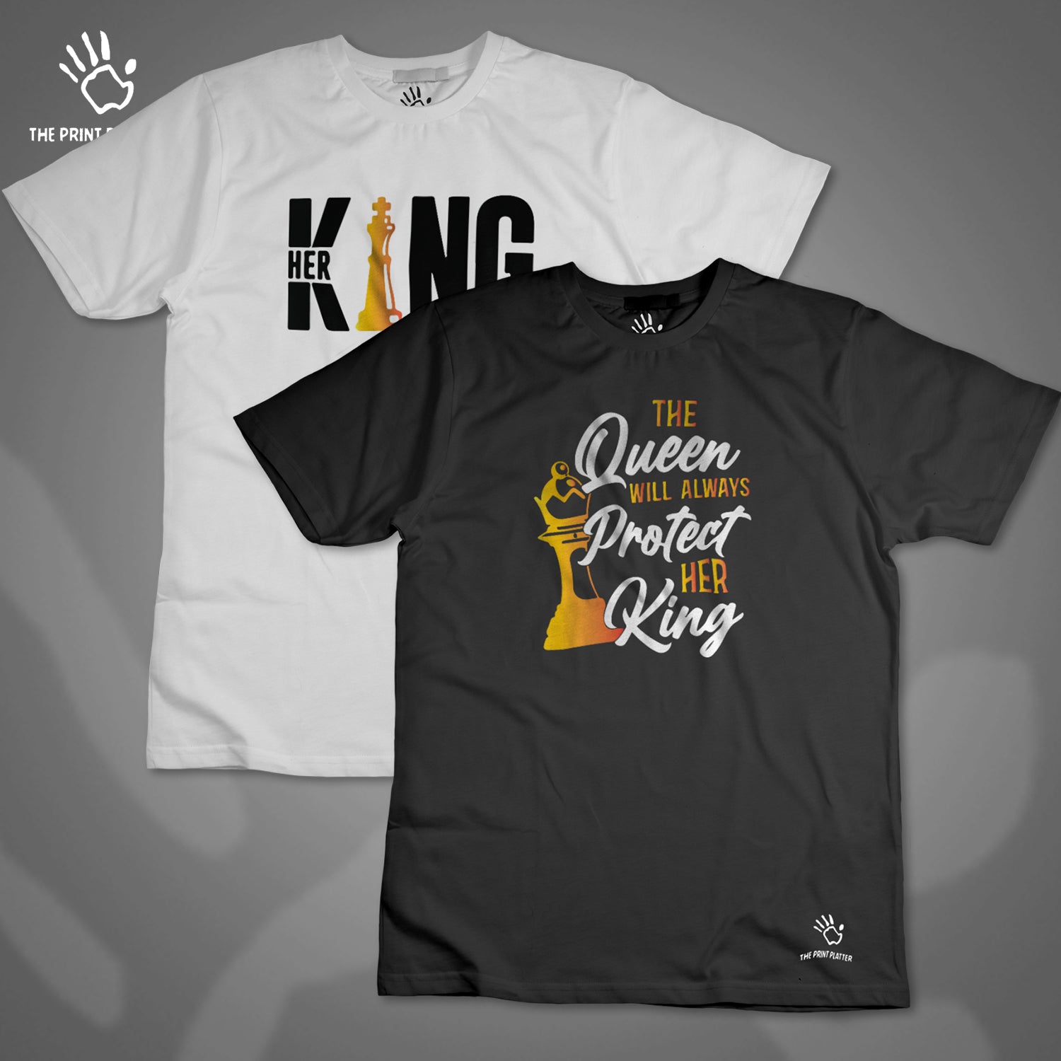 King_QueenOfChess COUPLE T-SHIRT | T41
