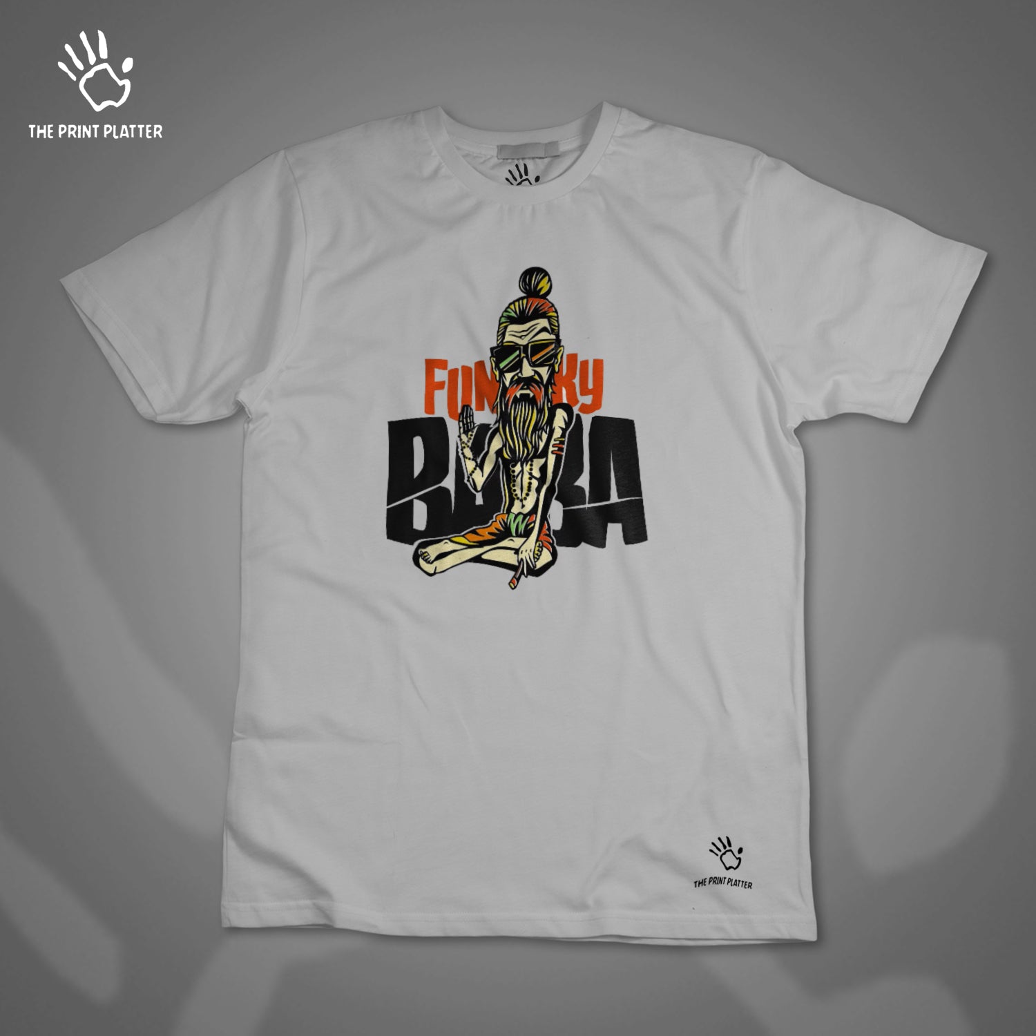 Funkey Baba Cotton Bio Wash 180gsm T-shirt |T45...