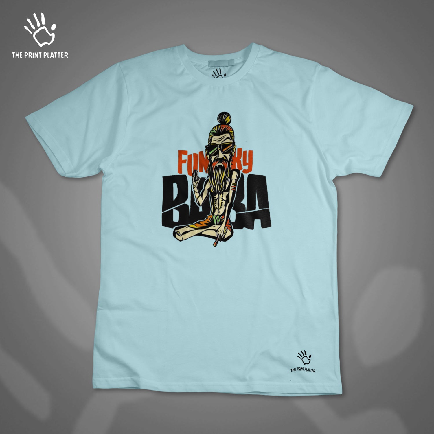 Funkey Baba Cotton Bio Wash 180gsm T-shirt |T45...