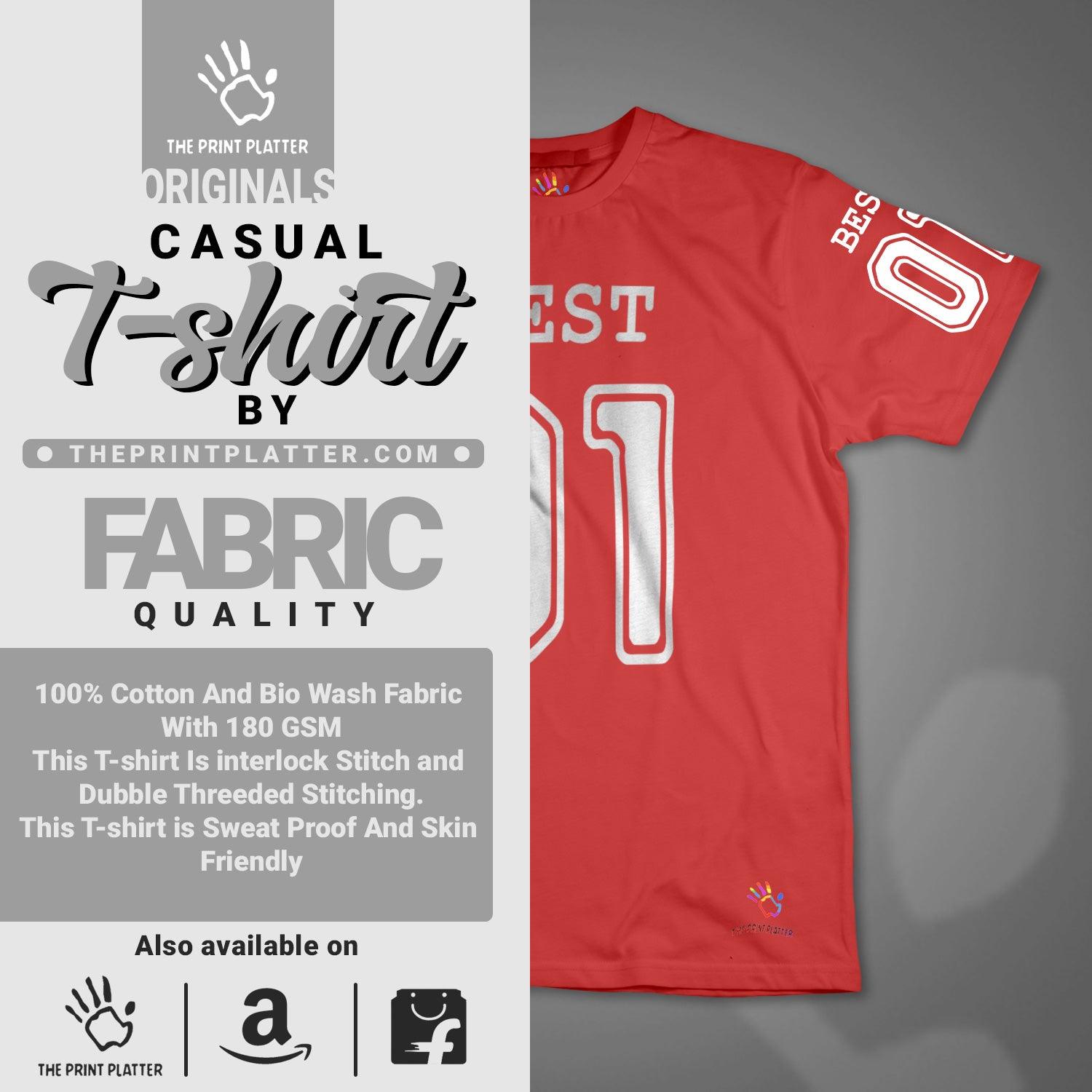 Best 01 Cotton Bio Wash 180gsm T-shirt |T59