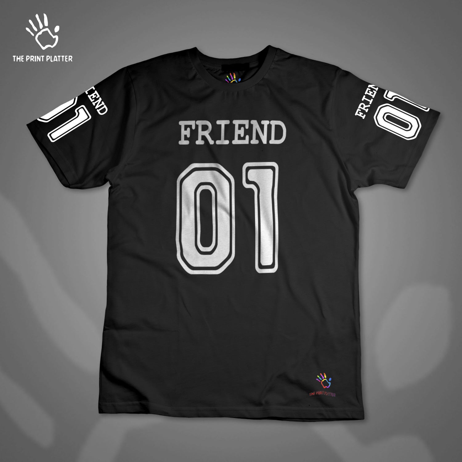 Friend01 T-SHIRT FOR UNISEX CASUAL WEAR| T60