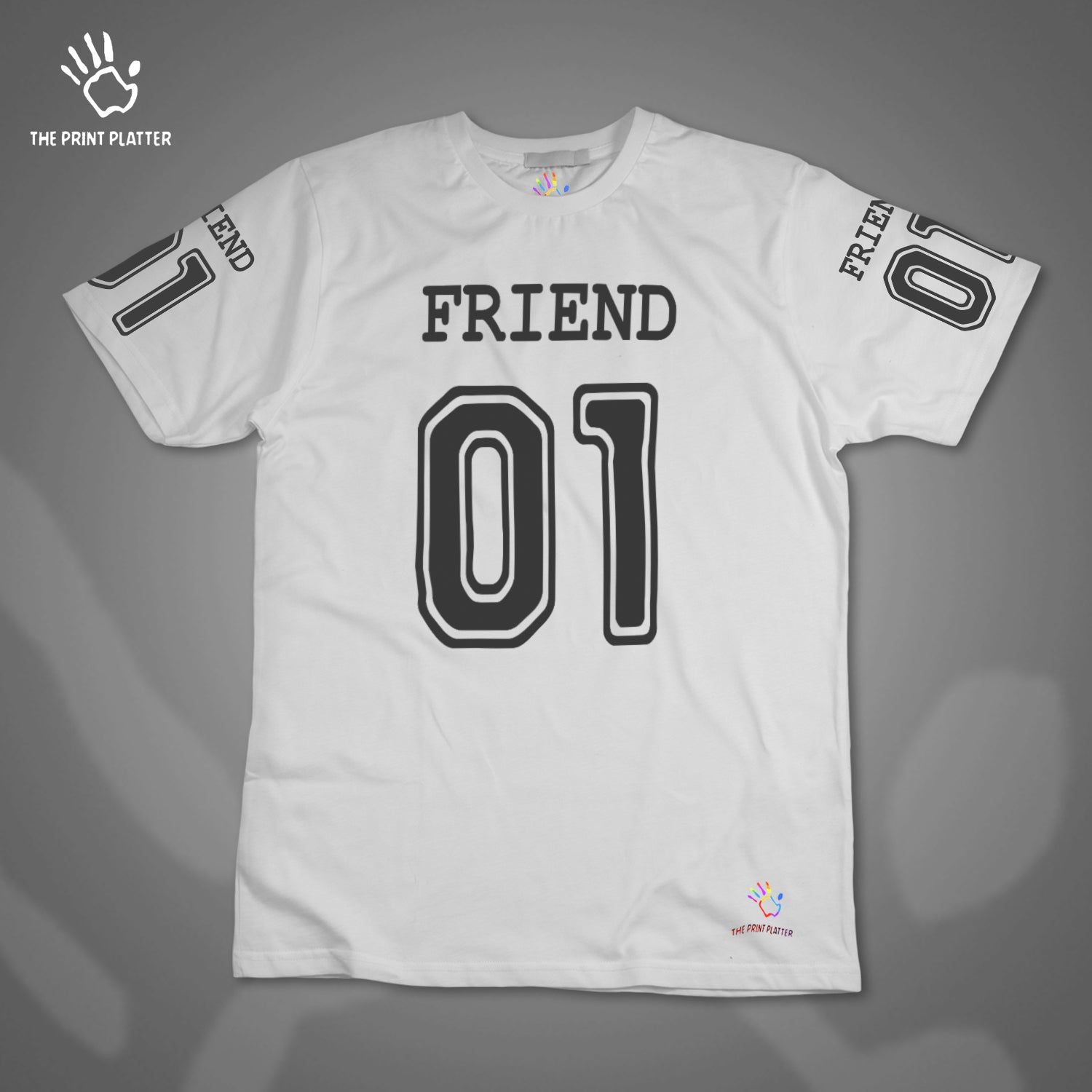 Friend01 T-SHIRT FOR UNISEX CASUAL WEAR| T60