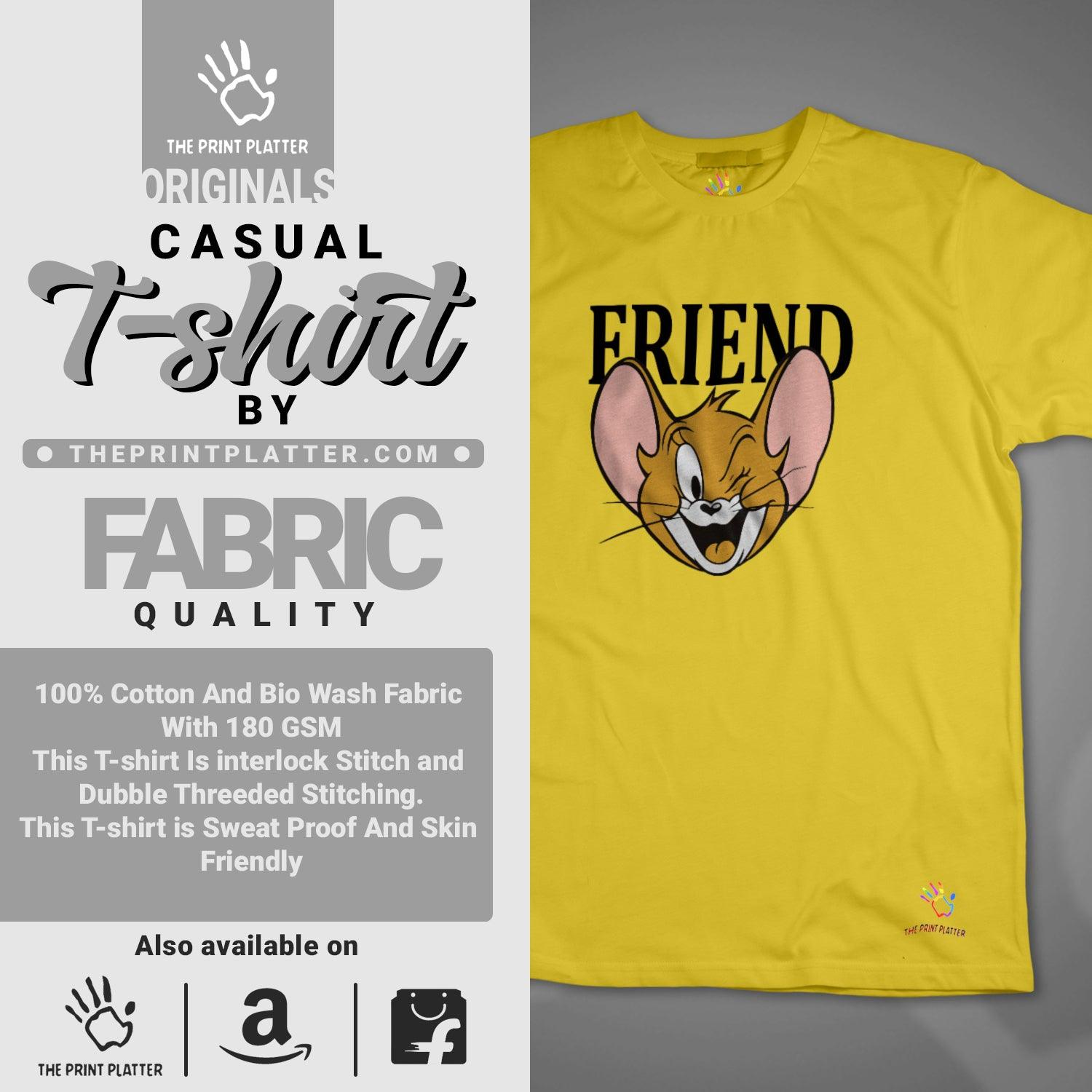 Friend Jerry Cotton Bio Wash 180gsm T-shirt |T65