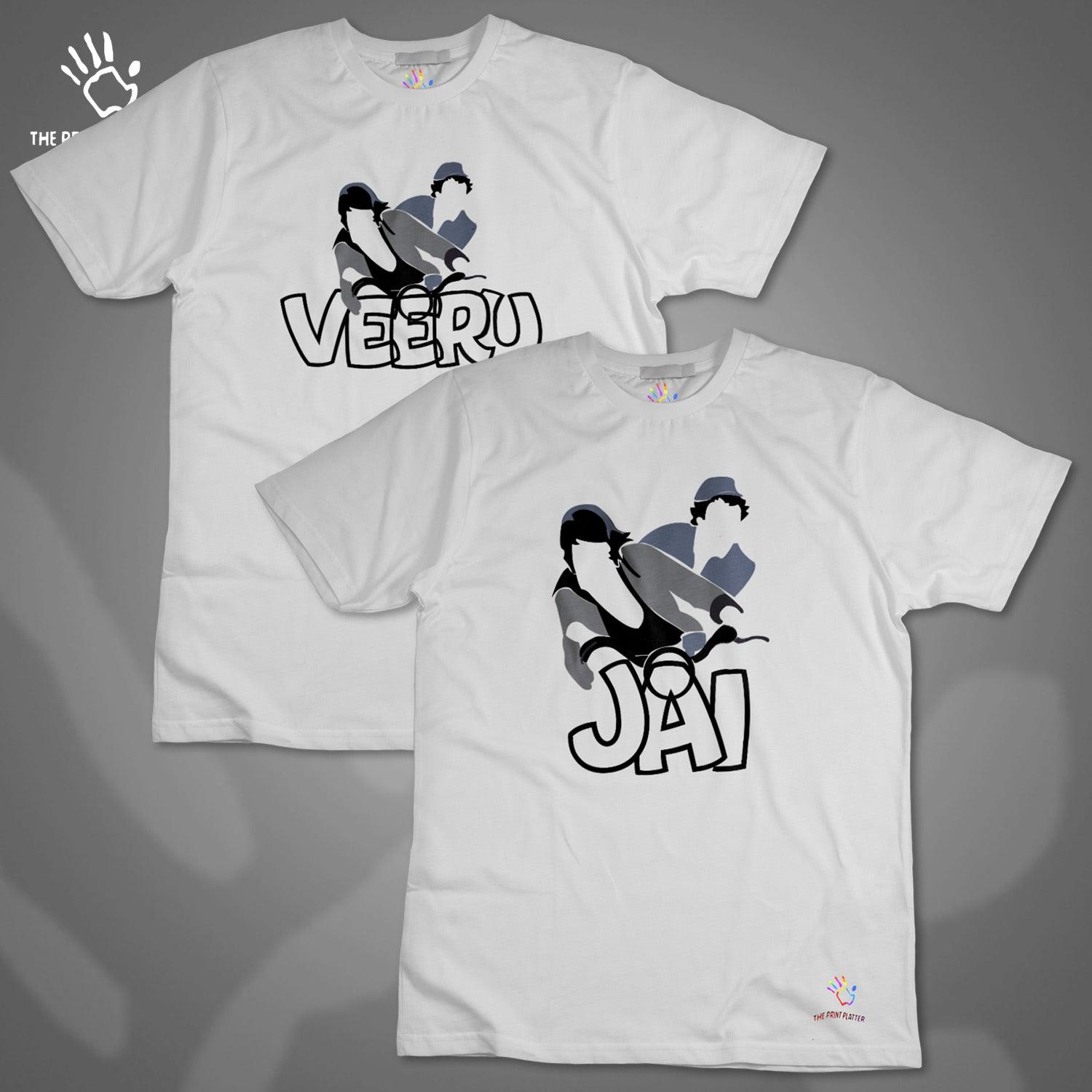 Jai Veeru Cotton Bio Wash 180gsm T-shirt | T71-JaiVeeru