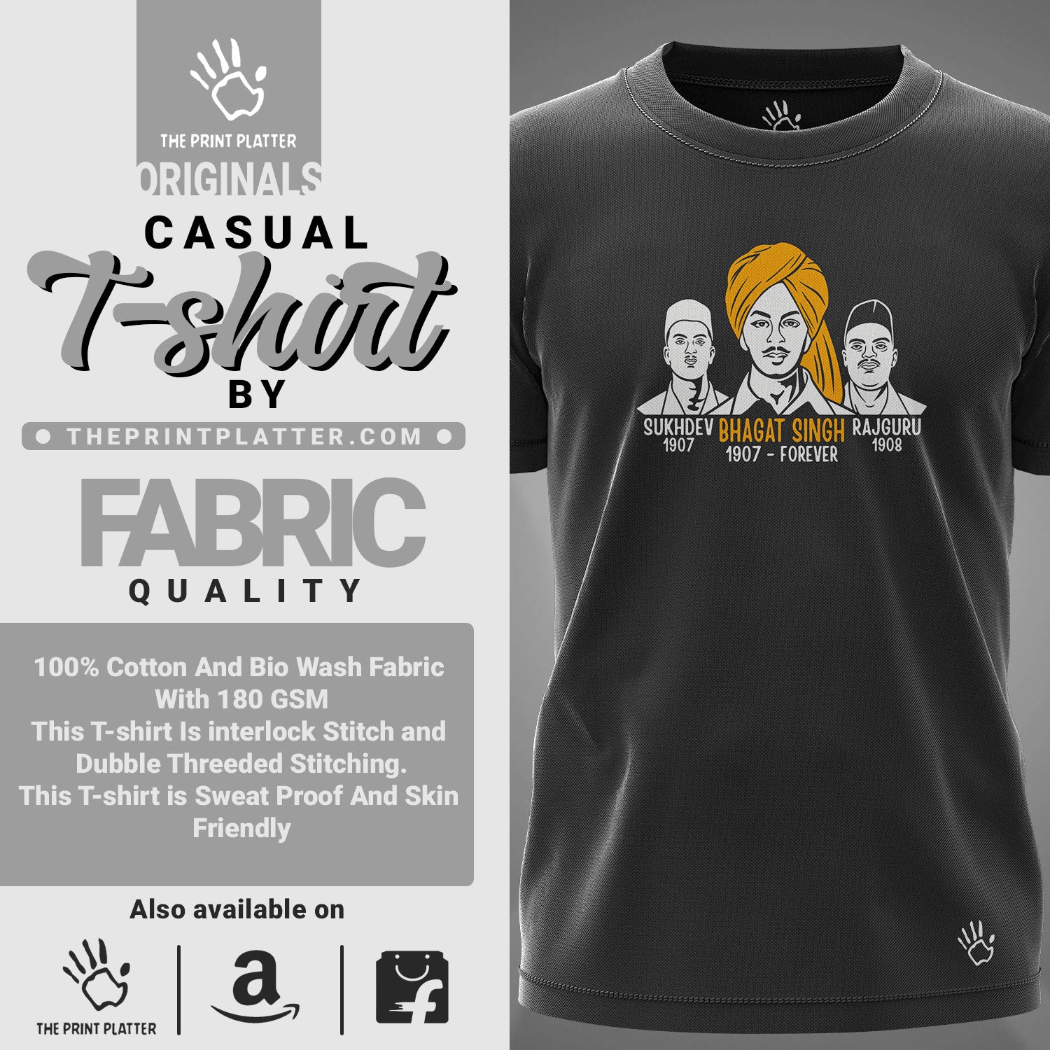 BhagatSingh T-SHIRT FOR MEN OR WOMEN