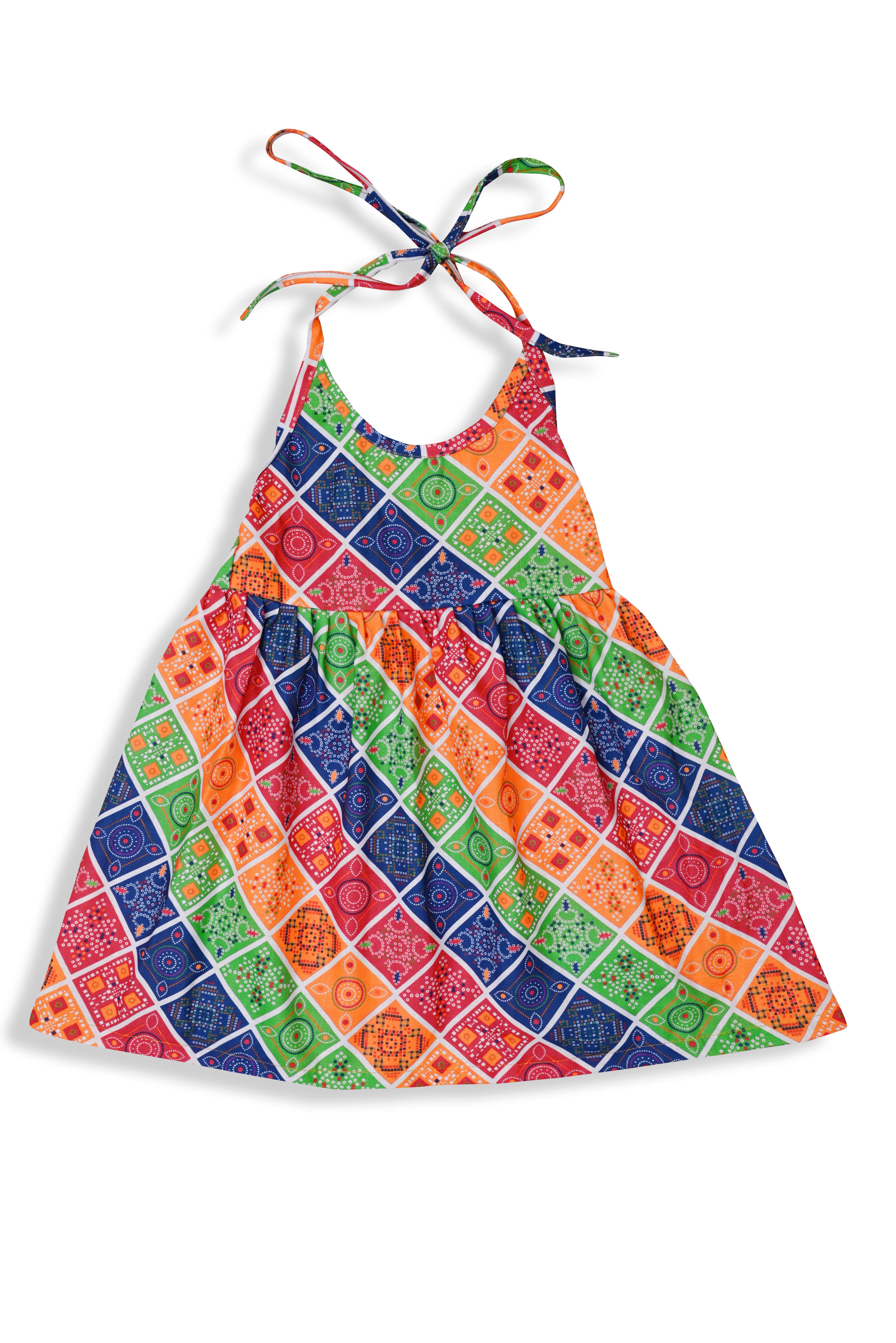 Colorful Patchwork Dress