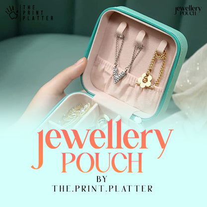 Forgive Jewellery Organiser PU Leather Zipper Portable Box Case |JP-151