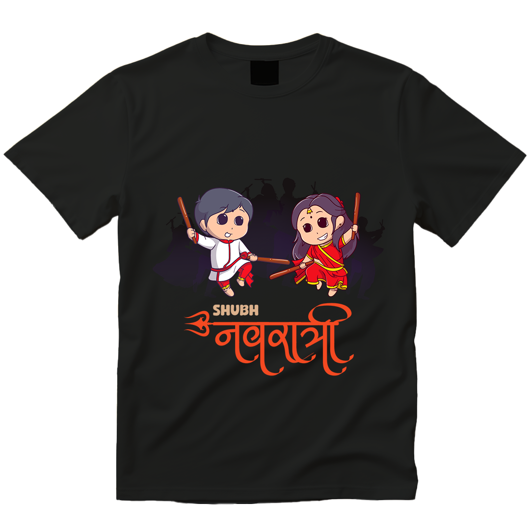 Navratri Unisex Tshirt Shubh Navratri