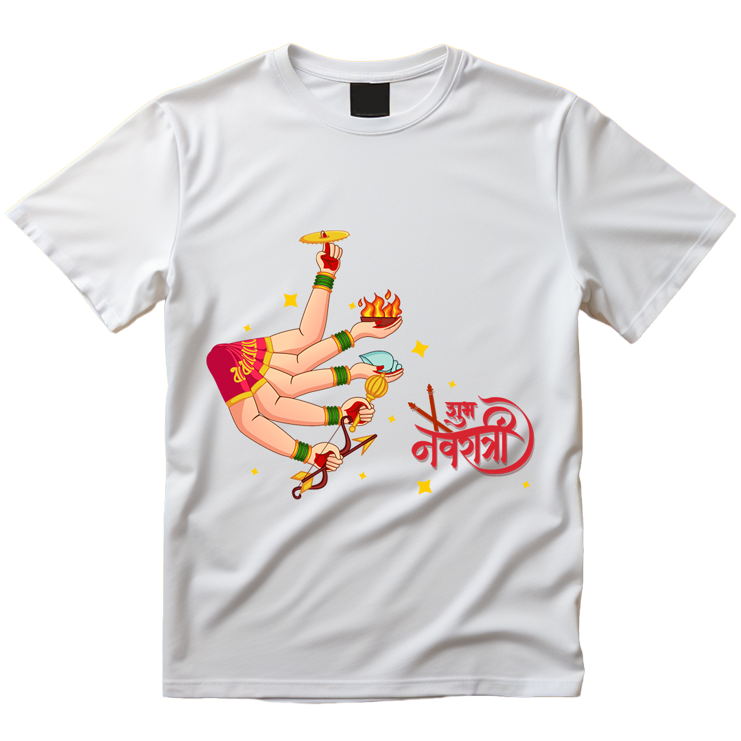 Navratri Unisex Tshirt Shubh Navratri