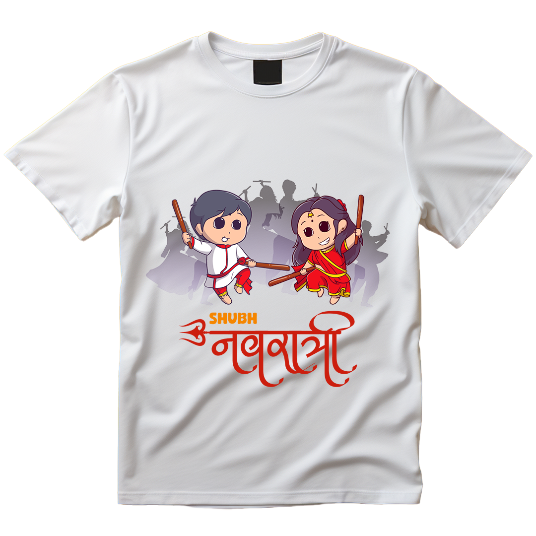 Navratri Unisex Tshirt Shubh Navratri