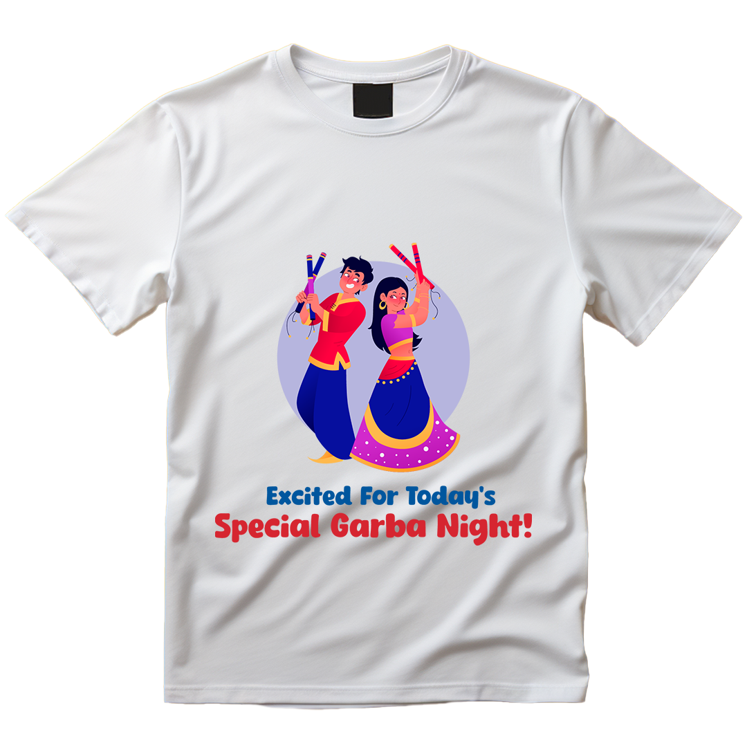 Navratri Unisex Tshirt Special Garba Night