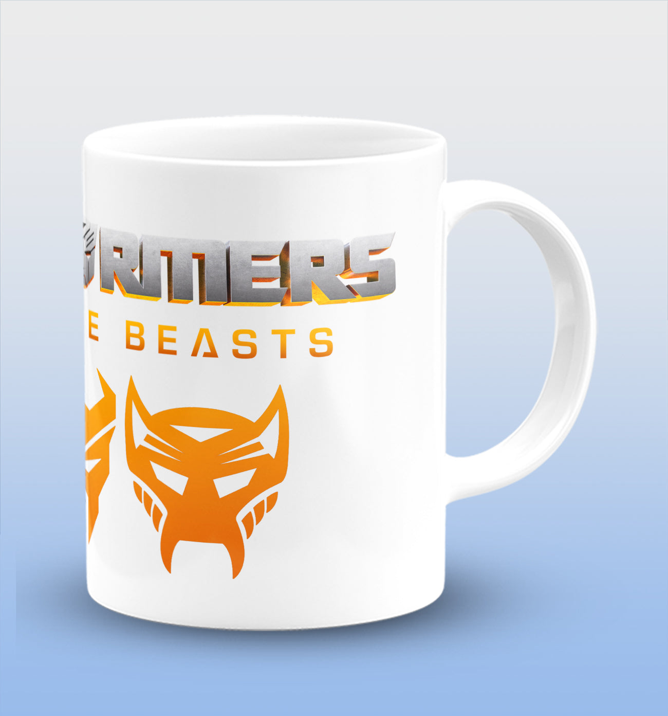 Transformers White Cermic Coffee Mug 330 ml, Microwave & Dishwasher Safe| CM-R124