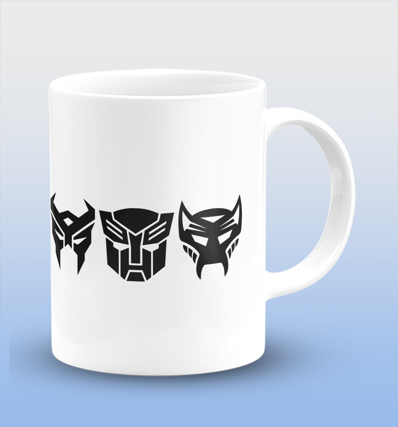 Transformers White Cermic Coffee Mug 330 ml, Microwave & Dishwasher Safe| CM-R126