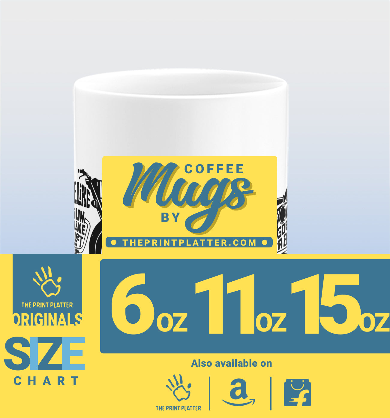 Made Like A Gun Goes Like A Bullet White Cermic Coffee Mug 330 ml, Microwave & Dishwasher Safe| CM-R135
