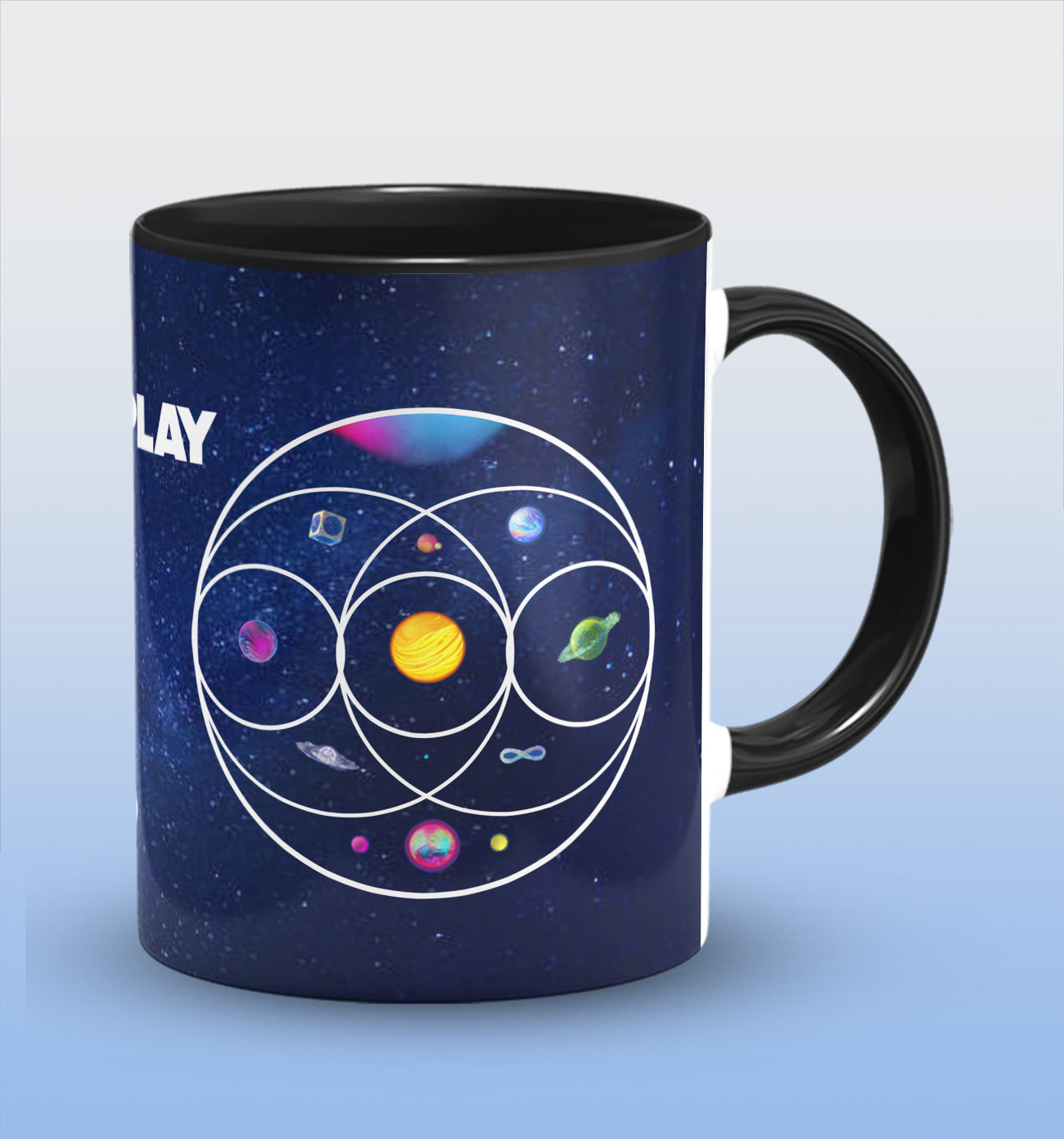 Coldplay Inside Black Cermic Coffee Mug 330 ml, Microwave & Dishwasher Safe| CM-R136