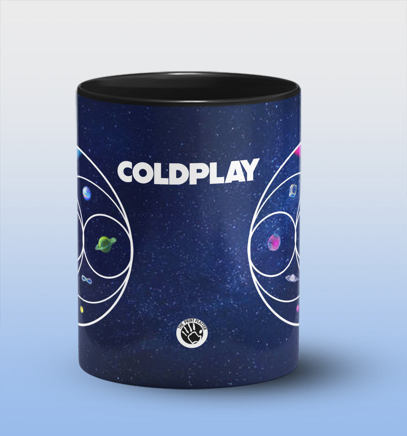 Coldplay Inside Black Cermic Coffee Mug 330 ml, Microwave & Dishwasher Safe| CM-R136