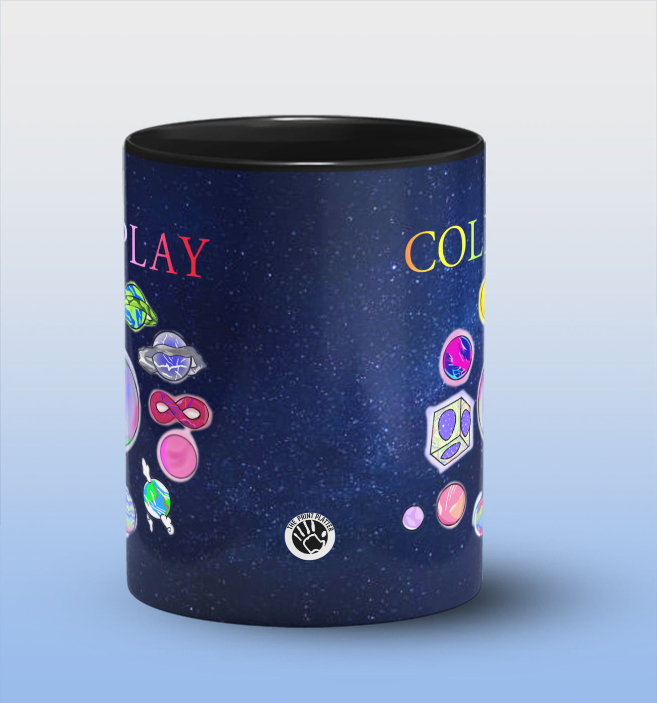 Coldplay Inside Black Cermic Coffee Mug 330 ml, Microwave & Dishwasher Safe| CM-R137