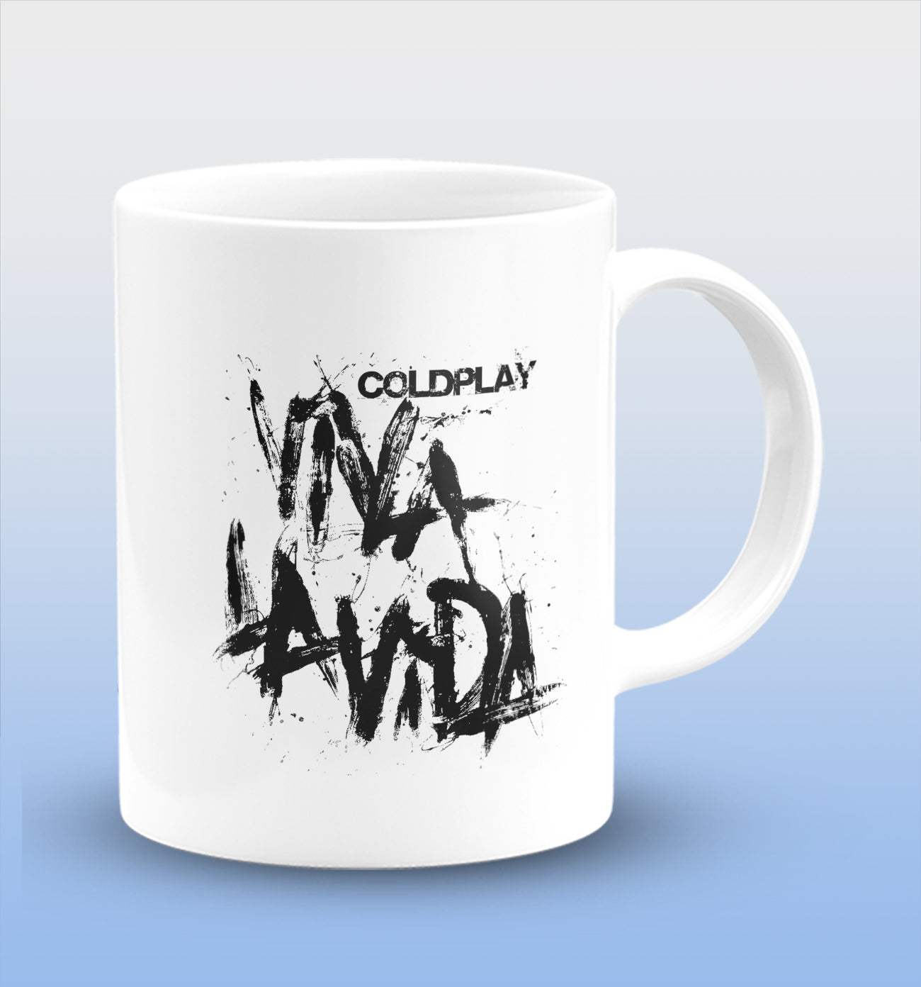 Coldplay Viva la Vida White Cermic Coffee Mug 330 ml, Microwave & Dishwasher Safe| CM-R138