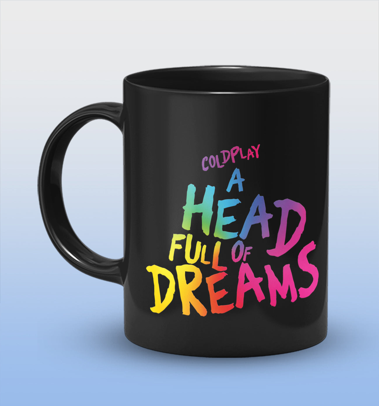 Coldplay A Head Full of Dreams Full Black Cermic Coffee Mug 330 ml, Microwave & Dishwasher Safe| CM-R140