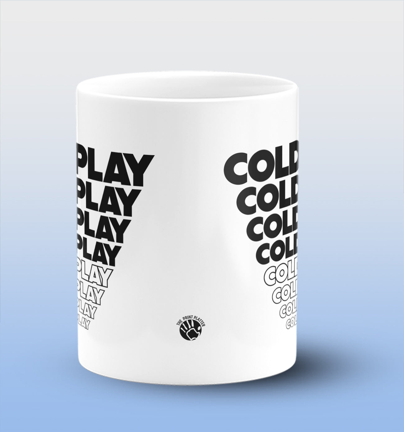 Coldplay White Cermic Coffee Mug 330 ml, Microwave & Dishwasher Safe| CM-R141