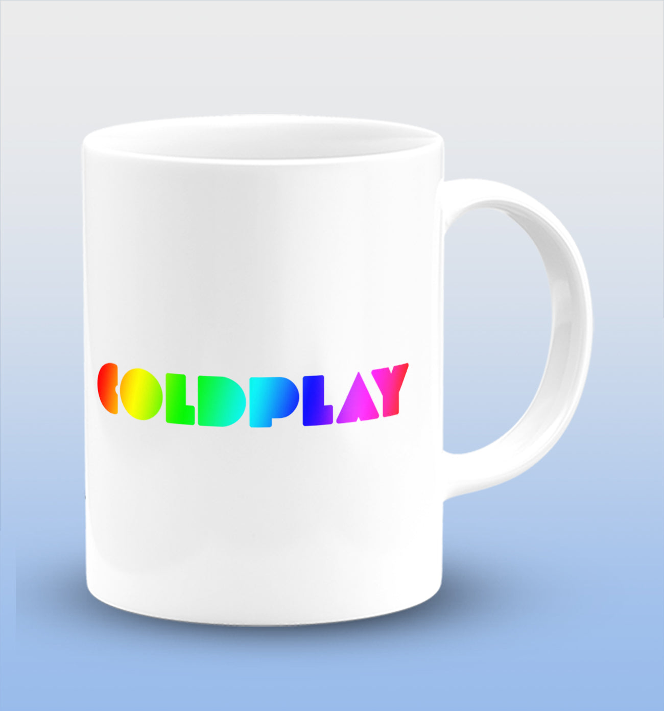 Coldplay White Cermic Coffee Mug 330 ml, Microwave & Dishwasher Safe| CM-R142