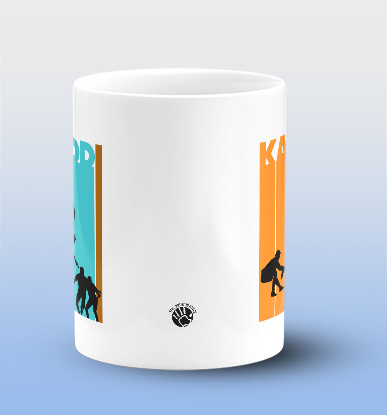 Kabaddi White Cermic Coffee Mug 330 ml, Microwave & Dishwasher Safe| CM-R144