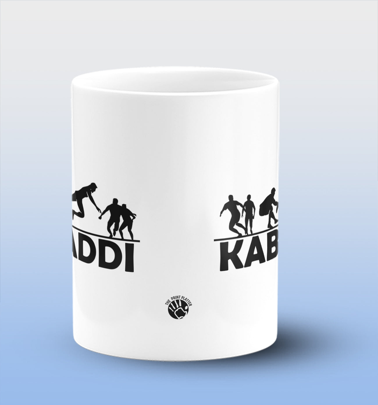 Kabaddi White Cermic Coffee Mug 330 ml, Microwave & Dishwasher Safe| CM-R145